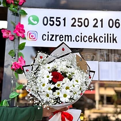 Cizre Karışık Çiçek Buketi – Hızlı Teslim